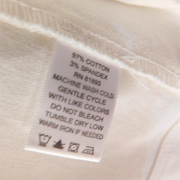 Denim & Co. White Woman's Jacket Small NEW - Picture 6 of 9